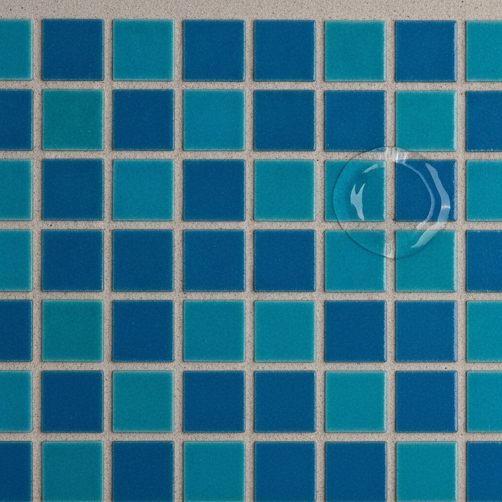 Cerámica y mosaico clásico muestra de material