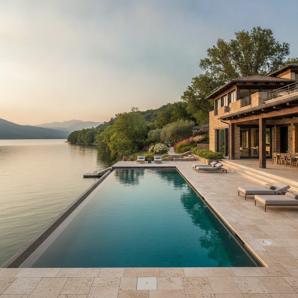 Casa frente al lago
